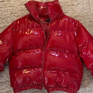 Pretty little thing Red cropped jacket!